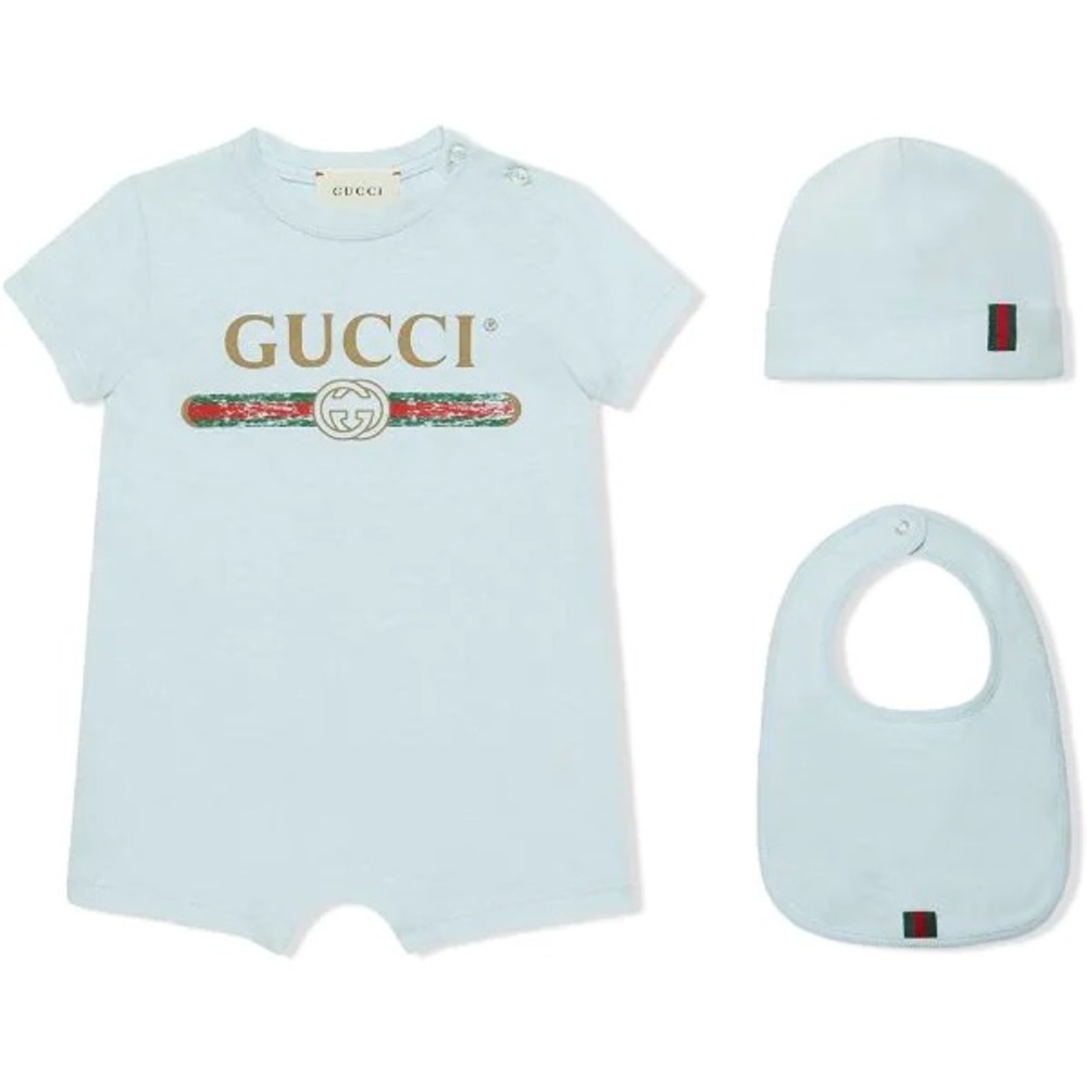 Gucci Kids
Baby organic cotton gift set